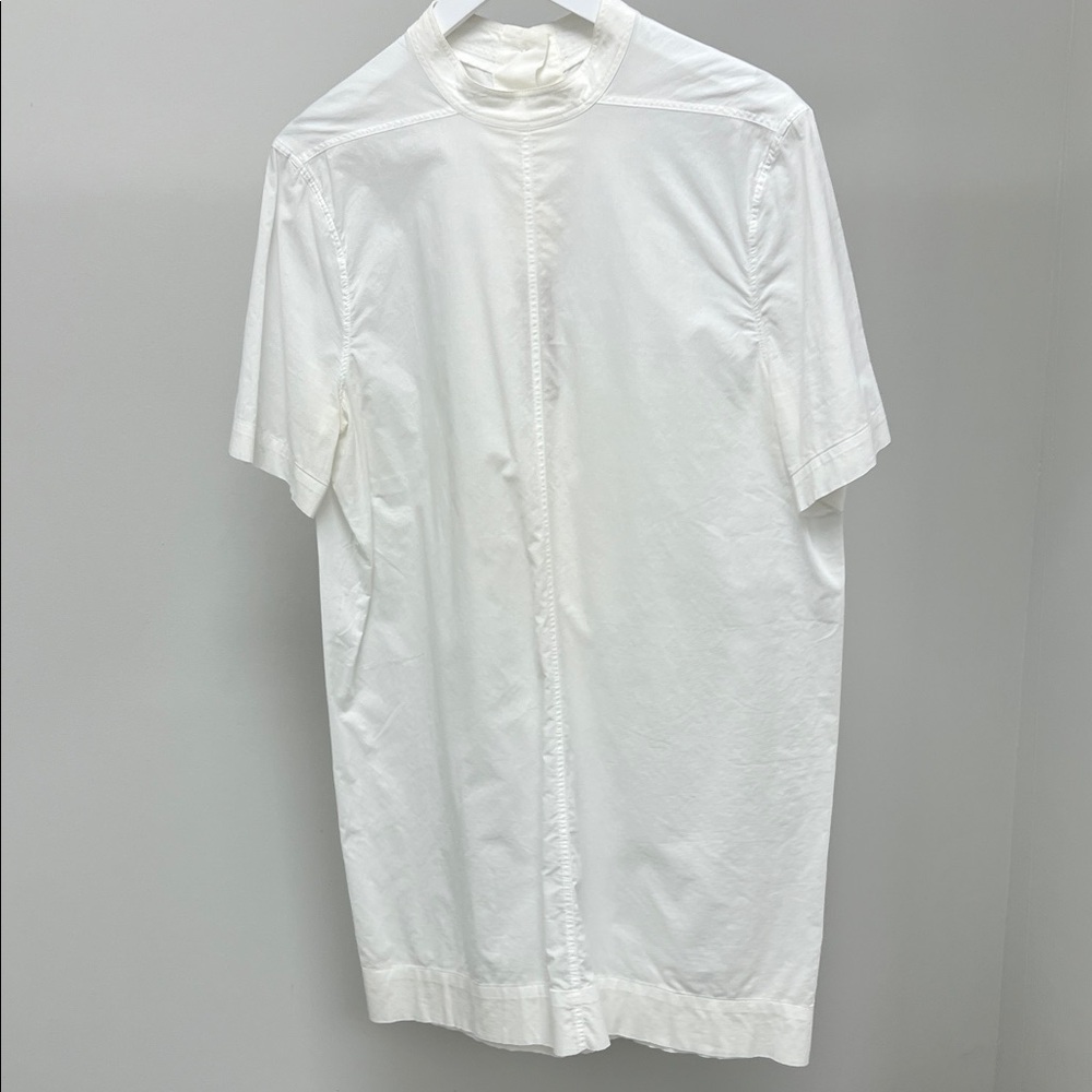 Rick Owens White Tunic Top
